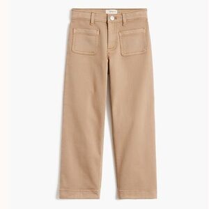J. Crew Crewcuts Girls’ Patch Pocket Wide Leg Jeans